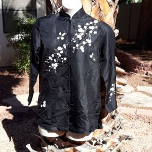 New Silk Tunic Beautiful Asian Theme